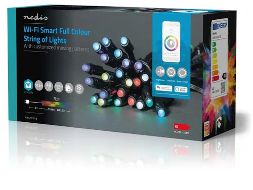 Lampki choinkowe LED NEDIS WIFILX01C84 10.8 m Sieciowe