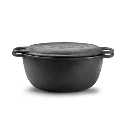 Garnek żeliwny z pokrywką MAYSTERNYA IRON 5 l