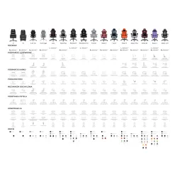 Fotel Anda Seat Novis Plus XL Gamingowy do 150kg Tkanina Czarny