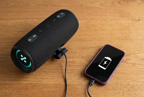Głośnik mobilny XMUSIC BTS860 Bluetooth, Moc 40W, IP66, Akumulator 5000 mAh,  Radio FM, Czarny