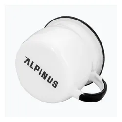 Kubek turystyczny Alpinus Emaliowany Ryś biały