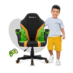 Fotel HUZARO Ranger 1.0 Pixel Mesh Czarno-zielony