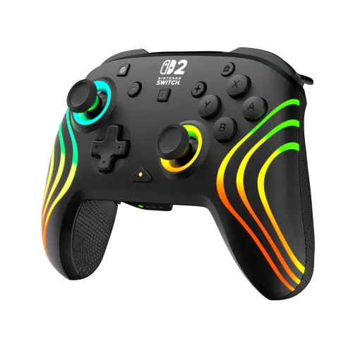 Pad Turtle Beach Afterglow Wave Wireless RGB Controller do Nintendo Switch 2 Bezprzewodowy Czarny