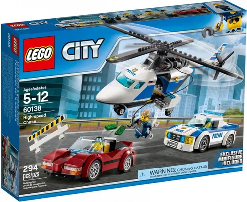 Конструктор Lego City скоростная погоня (60138)