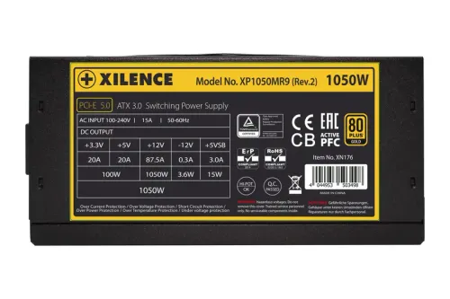 Zasilacz Xilence Performance X+ 1050W 80+ Gold Czarny