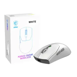 Myszka gamingowa MSI Forge GM340 Wireless Biały