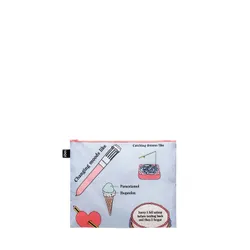 Zasuwane saszetki z recyklingu Loqi Giulia Hartz - pattern