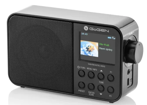 Radioodbiornik GoGEN DAB 500 BTC Radio FM DAB+ Czarny