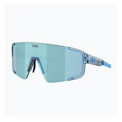 Okulary przeciwsłoneczne Bliz P003 transparent blue/smoke ice blue multi
