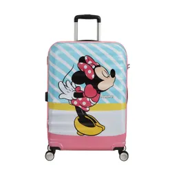 Walizka średnia American Tourister Wavebreaker Disney - Minnie pink kiss