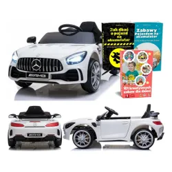 Sportowe Auto Na Akumulator Dla Dziecka Cabrio Elektryczne Mercedes Gtr Eva
