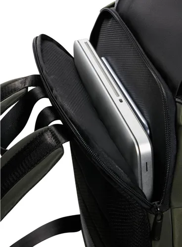 Рюкзак городской Samsonite Relyon Backpack 15,6" с клапаном - зелёный