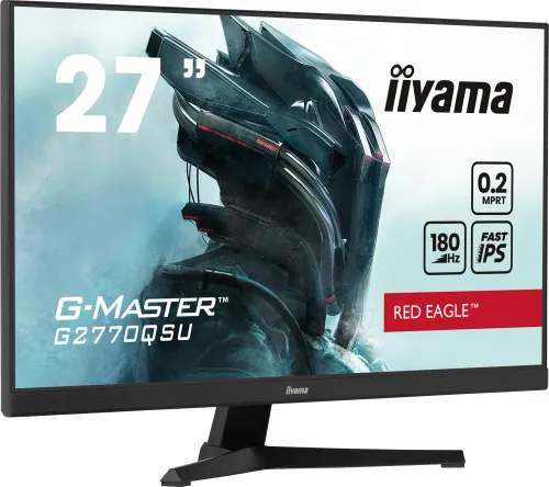 Monitor iiyama G-Master Red Eagle G2770QSU-B6 27" 2K Fast IPS 180Hz 0,2ms MPRT Gamingowy