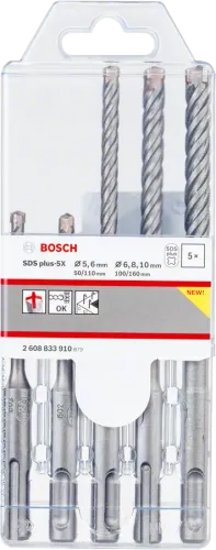 Bosch SDS plus Çekiç Matkap Seti-5X (5 adet)