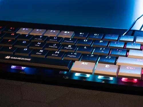 Klawiatura gamingowa Tracer GameZone Keylo 61 przewodowa mechaniczna podświetlana grafitowa