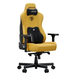 Fotel Anda Seat Kaiser 3E XL Gamingowy do 150kg Tkanina Żółty