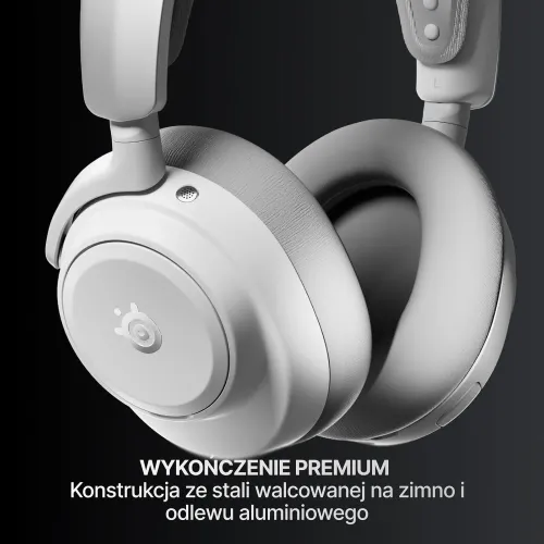 Słuchawki bezprzewodowe z mikrofonem SteelSeries Arctis Nova Pro Omni Nauszne Biały