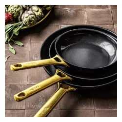 GREENPAN Padova Black 3 szt. - zestaw patelni ceramicznych nieprzywierających