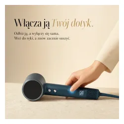Suszarka do włosów SkinVibe Nova PlasmaGo Zimny nawiew 1100W 2 prędkości 4 temperatury Eggplant