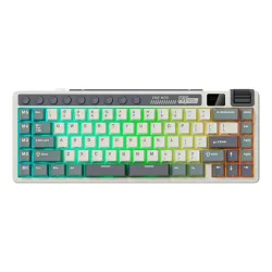 Klawiatura mechaniczna Royal Kludge RK-M70 Cyan Purple Beige Switch Cyjanowo-Fioletowy
