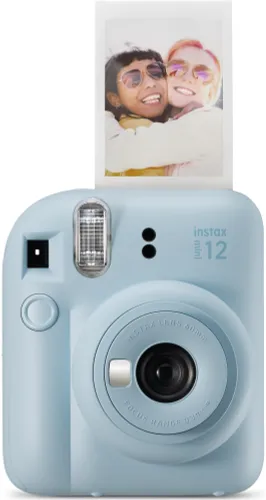 Aparat FUJIFILM Instax Mini 12 Niebieski Pokrowiec + Album + Ramki + Sznurek + Klamerki