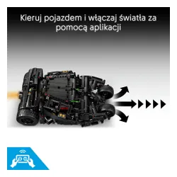 LEGO TECHNIC 42239 Batmobile Tumbler, zestaw klocków 12+ sterowany