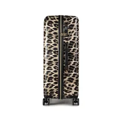 Большой жесткий чемодан Puccini Beverly Hills ABS015A 6 Leopard