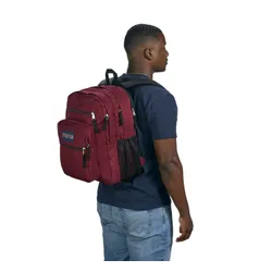 Büyük Öğrenci 34 l JanSport Dizüstü Bilgisayar Sırt Çantası-turkish red