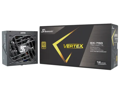 Zasilacz Seasonic Vertex GX-750 750W 80+ Gold Czarny