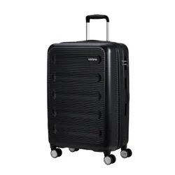 Walizka średnia poszerzana American Tourister Astrobeam - storm black