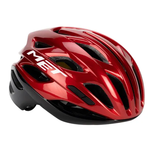 Kask rowerowy MET Estro Mips red/black metallic glossy