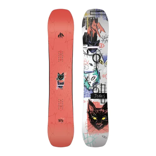 Deska snowboardowa damska Jones Rally Cat W red