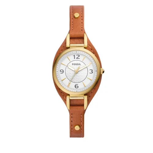 Fossil Carlie Mini ES5215 Kahverengi / Altın Saatler