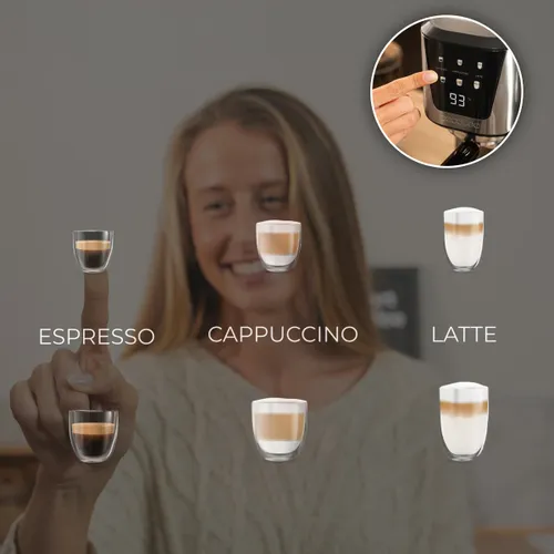 Ekspres CECOTEC Power Espresso 20 Cream Srebrny