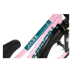 Rower dziecięcy KARBON Jazz 18 cali dla dziewczynki Różowy