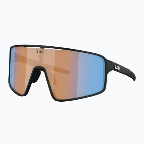 Солнцезащитные очки Bliz P001 Nano Optics Nordic Light матовый черный/коралловый/оранжевый синий мульти