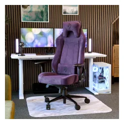 Fotel Arozzi Vernazza Soft Fabric Purple Gamingowy do 145kg Tkanina Fioletowy