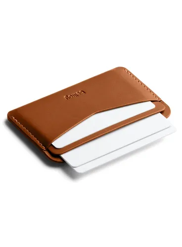 Кошелек Bellroy Card Slip кожаный для карт, карамель