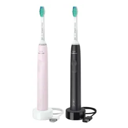 Szczoteczka soniczna PHILIPS Sonicare Series 3100 HX3675/15 (2 szt.)
