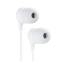 Słuchawki przewodowe 3mk Wired Earphones USB-C Biały