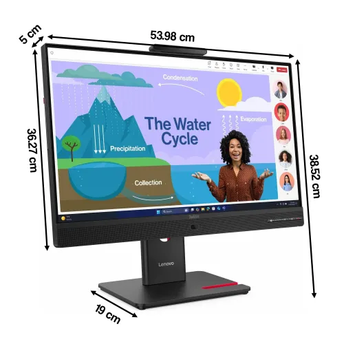 Monitor LENOVO ThinkVision T24D-4V 23.8" 1920x1080px IPS 120Hz 4 ms