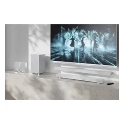Soundbar SHARP HT-SBW55121 Srebrny 5.1.2-kanałowy, Bezprzewodowy Subwoofer, HDMI eARC, Dolby Atmos, 4K, BT