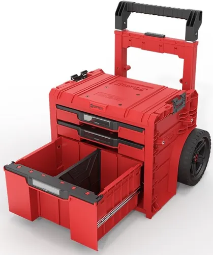 Skrzynka narzędziowa QBRICK System PRO Cart 2.0 Plus Drawer 3 Red Ultra HD Custom