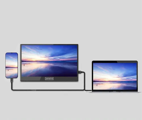 Monitor ZENWIRE M8 14" 1920x1080px IPS