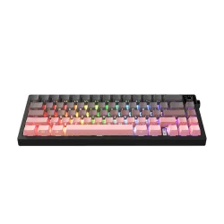 Klawiatura mechaniczna Ajazz AK650 Dream Weaver Switch Czarno-różowy