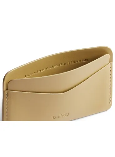 Skórzany kartownik portfel na karty Bellroy Card Slip - mustard