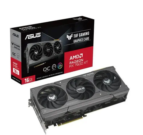 Karta graficzna ASUS TUF Gaming Radeon 7600 XT OC Edition 16GB GDDR6 128bit FSR