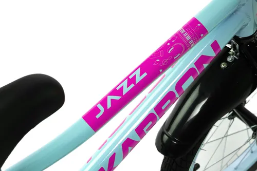 Rower dziecięcy KARBON Jazz 16 cali dla dziewczynki Miętowy