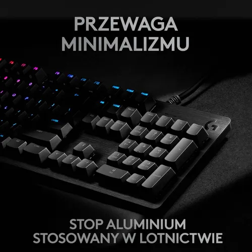 Klawiatura mechaniczna Logitech G512 Carbon - GX Red Linear