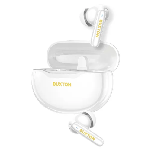 Słuchawki bezprzewodowe Buxton BTW 7200 TUYA Dokanałowe Bluetooth 5.4 Biały